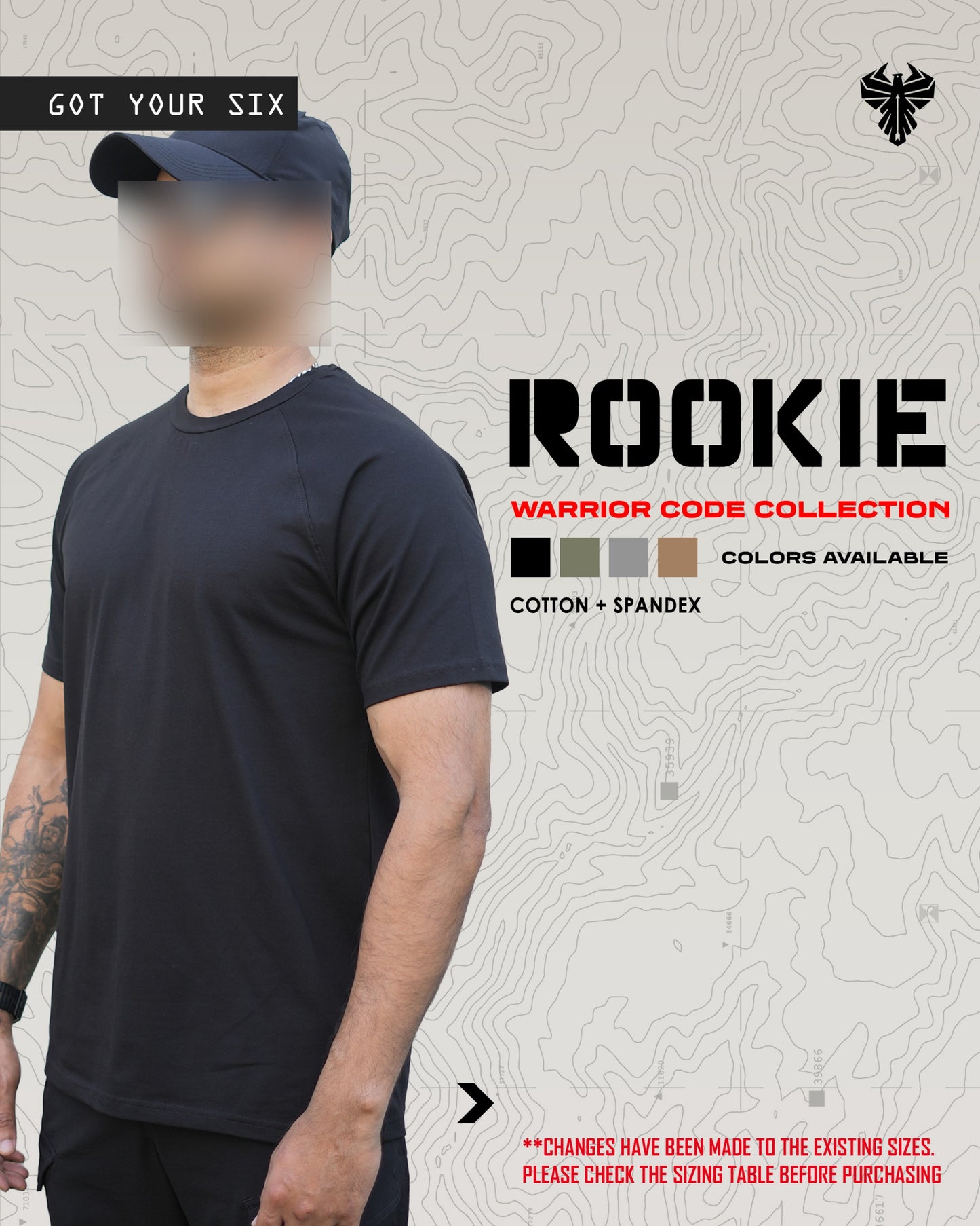 COMBO PACK OF 3 (Rookie Tactical T-shirt)