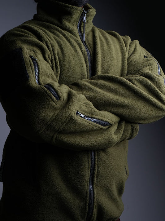 Frostguard MK.1 Tactical Fleece Jacket (Olive Green)