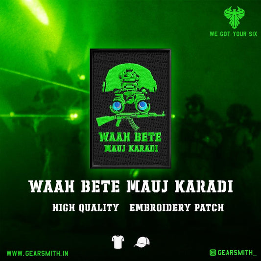 Wah Bete Mauj Karadi Patch