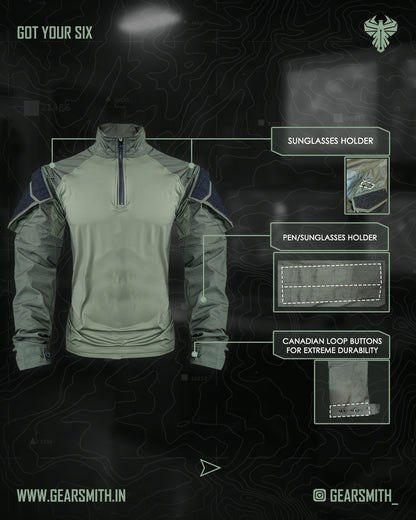Invictus MK.2 Quarter Zip Shirt (Full Sleeve)
