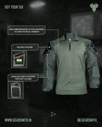 Invictus MK.2 Quarter Zip Shirt (Full Sleeve)