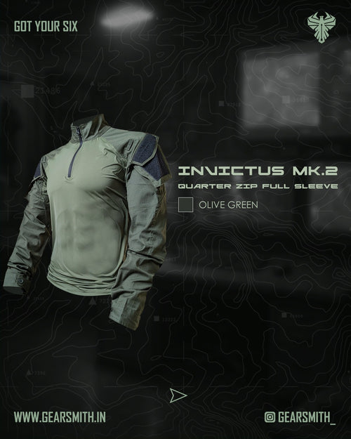 Invictus MK.2 Quarter Zip Shirt (Full Sleeve)