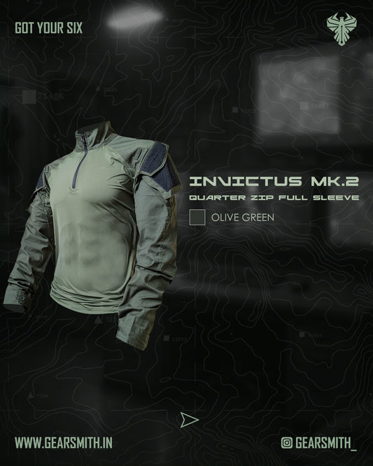 Invictus MK.2 Quarter Zip Shirt (Full Sleeve)