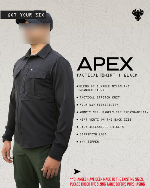 Apex Tactical Shirt (Black)
