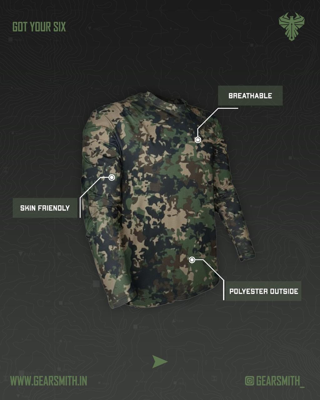 Ghostline MK.1 (Jungle Camo Full Sleeve/Fleece Lining)