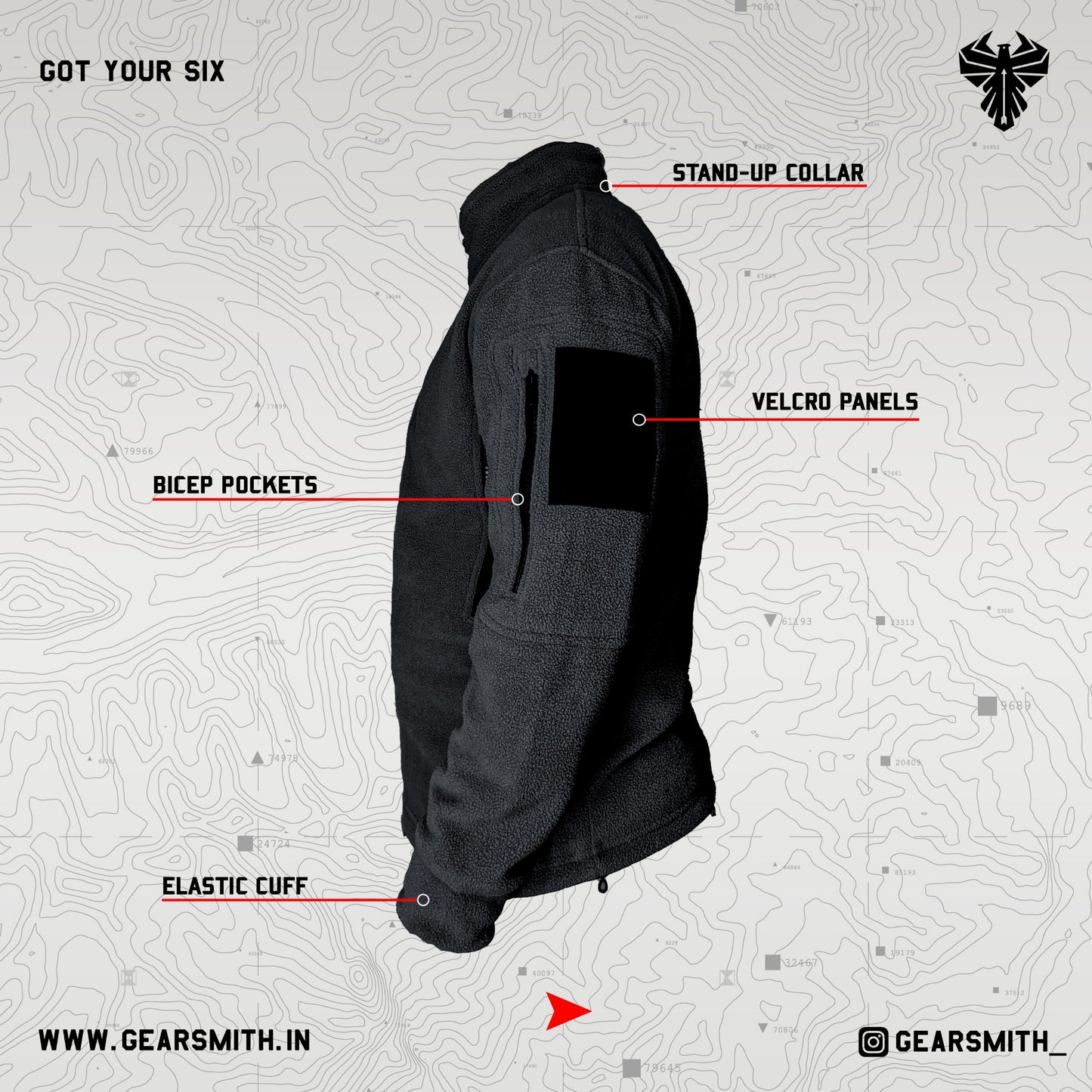 Frostguard MK.1 Tactical Fleece Jacket (Black)