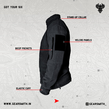 Frostguard MK.1 Tactical Fleece Jacket (Black)