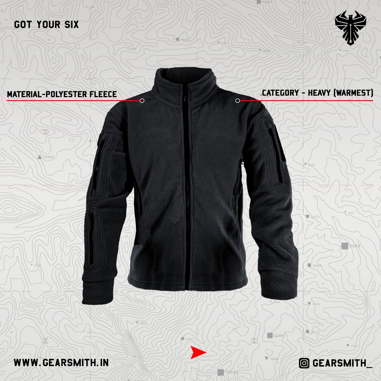 Frostguard MK.1 Tactical Fleece Jacket (Black)