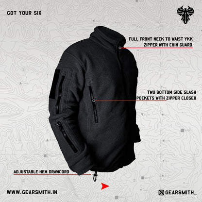 Frostguard MK.1 Tactical Fleece Jacket (Black)
