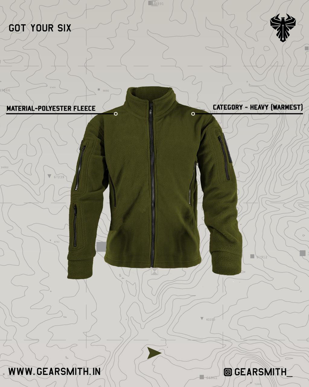 Frostguard MK.1 Tactical Fleece Jacket (Olive Green)