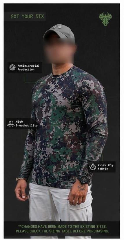 Phantom Grove Camo T-shirt Full Sleeves (SKU-T013)